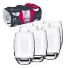 Promoção Kit 15 Potes Herméticos + 10 Copos de Vidro Aruba
