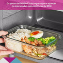 Promoção Kit 15 Potes Herméticos + 10 Copos de Vidro Aruba